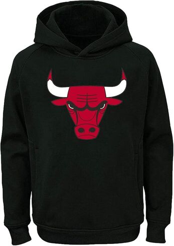 سترة بغطاء للرأس بشعار فريق Outerstuff NBA للشباب ذو الأداء الملون والشعار الأساسي (Boston Celtics أسود، 18-20) in Kuwait