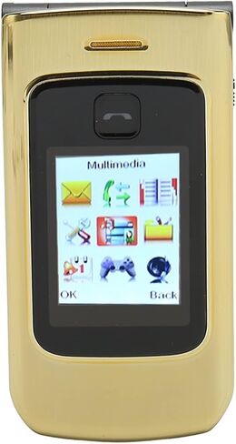 K21 2G Unlocked Flip Phone for Seniors, GSM Big Unlocked Cell Phone, 2.4 Inch Screen Cell Phone with Flashlight, Timing, 4800mAh Battery for Elderly Kids (Black) in Saudi Arabia