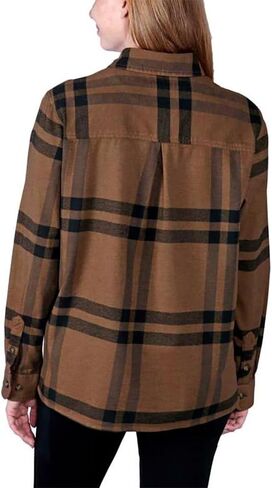 Carhartt Women's 105989 Women's Rugged Flex® Loose Fit Midweight Flanne in Saudi Arabia