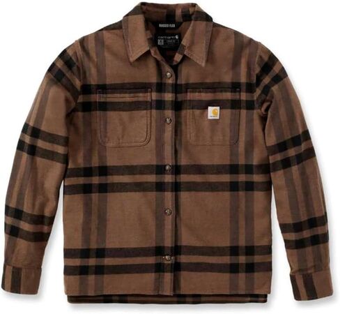 Carhartt Women's 105989 Women's Rugged Flex® Loose Fit Midweight Flanne in Saudi Arabia