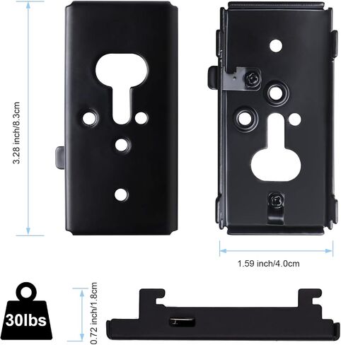 Speaker Wall Mount for Bose UB-20, UB-20 Series II, Lifestyle Series, CineMate Series, SoundTouch Series and Acoustimass Series - Premium Black Design (1 pcs) in Saudi Arabia