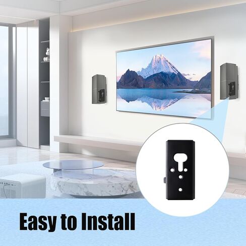 Speaker Wall Mount for Bose UB-20, UB-20 Series II, Lifestyle Series, CineMate Series, SoundTouch Series and Acoustimass Series - Premium Black Design (1 pcs) in Saudi Arabia