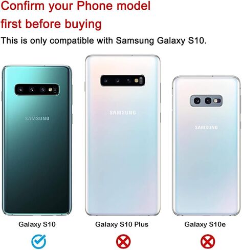 Rear Back Glass Replacement for Samsung Galaxy S10 6.1-inches with Reparing Toolkit and Manual (Prism Black) in Kuwait