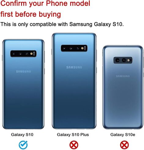 Rear Back Glass Replacement for Samsung Galaxy S10 6.1-inches with Reparing Toolkit and Manual (Prism Black) in Kuwait