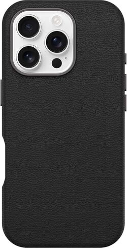 OtterBox iPhone 16 Pro Symmetry Series Cactus Leather for MagSafe - Noir Ash in Saudi Arabia