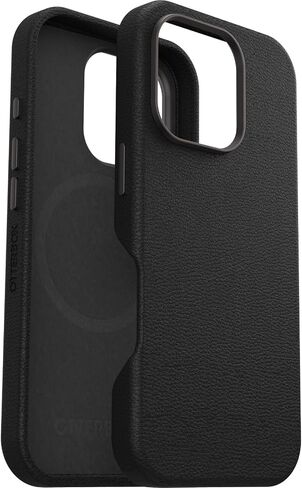 OtterBox iPhone 16 Pro Symmetry Series Cactus Leather for MagSafe - Noir Ash in Saudi Arabia