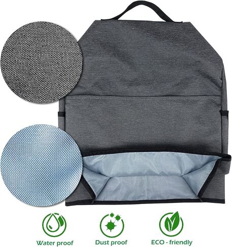 غطاء مقاوم للغبار للخلاط مع حقيبة منظمة لخلاط أدوات المطبخ، جيوب متعددة لملحقات أجهزة المطبخ المختلفة (أسود، 4.5 - 5 كوارت) in Kuwait