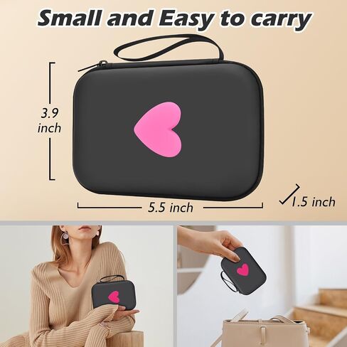CameCosy DIY Phone Charger Case Storage Sets Cable Protector Earphone Wire Saver with Lovely Travel Storage Bag, Cute Cable Charger Protector Cord Organizer for iPhone (Pink Flower) in Kuwait