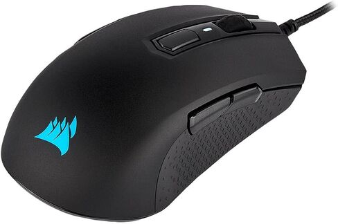 Corsair M55 RGB Pro Wired Ambidextrous Multi-Grip Gaming Mouse - 12,400 DPI Adjustable Sensor - 8 Programmable Buttons - Black in Saudi Arabia