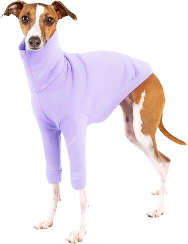 Dog Fleece Sweater Turtleneck Long Sleeve Pullover Sweatshirt Warm Puppy Clothes for Small Medium Dogs in Saudi Arabia
