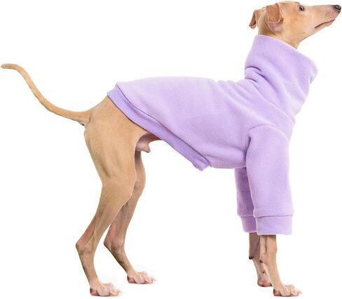 Dog Fleece Sweater Turtleneck Long Sleeve Pullover Sweatshirt Warm Puppy Clothes for Small Medium Dogs in Saudi Arabia