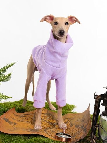 Dog Fleece Sweater Turtleneck Long Sleeve Pullover Sweatshirt Warm Puppy Clothes for Small Medium Dogs in Saudi Arabia