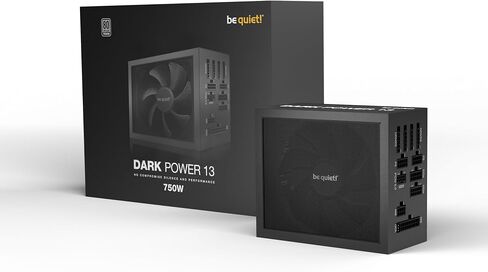 كن هادئاً! BN518 Straight Power 12-1500w 80 Plus Platinum، ATX 3.0، مصدر طاقة معياري، لوحدات معالجة الرسومات PCIe 5.0 ووحدات معالجة الرسومات مع موصلات 6 + 2 دبوس، صامت 135 مم يكون هادئًا! مروحة - BN518 in Kuwait