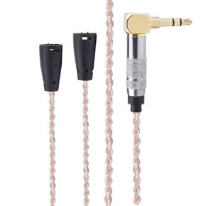 MEISO 7NOCC Audio Cable Replacement Cord Wire Compatible with Sennheiser IE80 IE8 IE8i Earphones (Red)