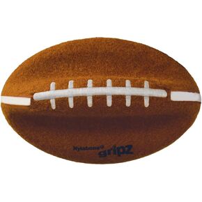 Nylabone Power Play Felt Football Gripz Fetch Toy, Squeaky Ball Chew Toy for Dogs, Medium (1 Count)
