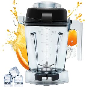 For vitamix Blender 48oz Pitcher for E310 320 Pro200 5200 6300 VM0197 56085etc,with Classic Culinary Creation Explorian Commercial Professional Series,vitamix Blender 48oz Container Cup Jar,3 YR GNTEE