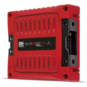 Banda 1-Channel Vehicle Audio Bass Amplifier - High-Powered Mono Bass Amplifier w/Subsonic Filter and Low Pass Filter Stable at 2 ohms, LED Indicators, Sound Specialization, Red - BANDA 2K2OHMRED