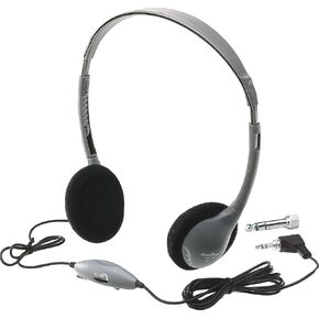 Hamilton Buhl Schoolmate On-Ear Stereo Headphone with in-line Volume, Blue (HA2V)