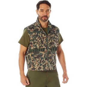 Rothco X Bear Archery Fred Bear Camo Ranger Vest – Tactical Vest with 10 Utility Pockets
