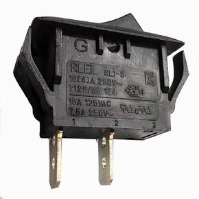 RLEIL RL1-5 2-pin 2-Position 16 (4) A 250V T125/55 1E4 ON/Off Switch