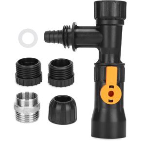 Ejoyous Aquarium Water Changer, Fish Water Changer Faucet Nozzles Pump Connector Replacement Part with 2 Faucet Adapters