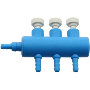 8mm to 4mm 3 Way Outlet Air Flow Distributor Fish Tank Splitter Lever Aquarium Air Pump Hose Splitters Oxygen Pipe Hose Distributors