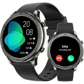 BENIO Smart Watch, Health Fitness Tracker Watch for Men Women IP68 Waterproof, Multi-Sport Mode Activity Tracker, Heart Rate/SpO2/Sleep/Stress Pedometer Step Calorie Counter for Android & iPhone