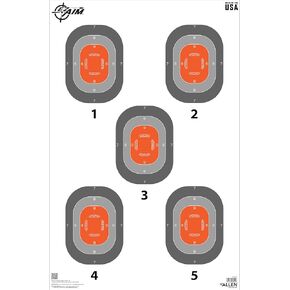 EZ-Aim 5-Spot Paper Target, 23 x 35, 50-Pack