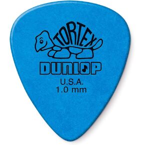 JIM DUNLOP Standard 1.0mm Blue Guitar Pick, 12 Pack