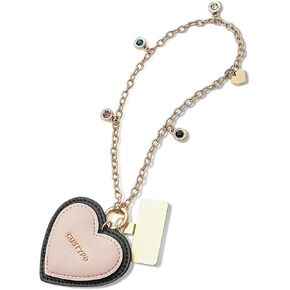 CUSTYPE Phone Charm Strap for Airpod Case for Mobile Phone, Stylish Phone Lanyard Wristle, Detachable Phone Keychain for Women Compatible with iPhone Samsung, Pink