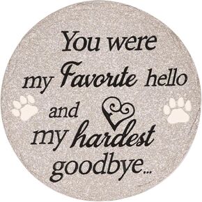 Dog Memorial Gifts for Loss of Dog, 12 Inch Pet Memorial Stone for Dogs Cats, Pet Memorial Gifts for Dogs, Dog Headstones, Loss of Dog Sympathy Gift, Dog Bereavement Gift
