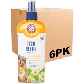 Arm & Hammer for Pets Itch Relief Spray for Dogs - Dog Itch Relief with Baking Soda Chamomile & Peppermint Scent - Professional Dog Skin Care Spray - Anti Itch Spray for Dog, Itchy Dog Skin Relief 8oz