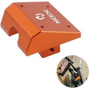 NICECNC Orange Phone GPS Mount Compatible with KTM 390 Adventure 2020-2023,790/890 Adventure R/S/Rally 2019-2022,Billet Aluminum GPS Holder Mount Bracket