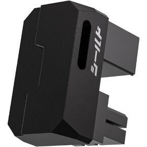 EZDIY-FAB Shield Series 8-Pin PCIe GPU Power Adapter,180-Degree U-Turn Angled Connector, Aluminum Design for Graphics Cards – Standard Type,White-1 Pack