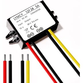 Efficient 24V to 12V Step Down Converter: 30A 360W with Wire Terminal Block, Perfect for Golf Carts, Trucks, Boats, and Beyond - Enhance Your Vehicle Power System!(Accept DC 15-40V Inputs)