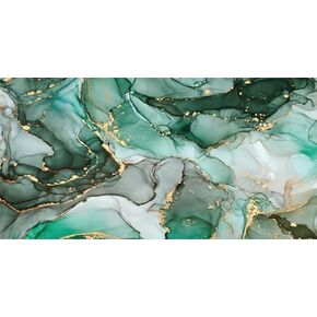 Pink Marble Aquarium Background, Art Abstract Pink Gold Line Marble Terrarium Background, Coloful Marble Glass Terrarium Background 30X12IN with 8 EVA Double-Sided Tape