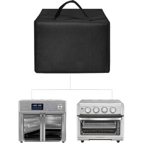 Toaster Oven Air Fryer Cover Heat-Resistant Waterproof Air Fryer Cover Compatible with Cuisinart Air Fryer TOA-70/Kalorik MAXX Digital Air Fryer Oven 26 Quart AFO Black 18.1"D x 14.6" W x 13"H