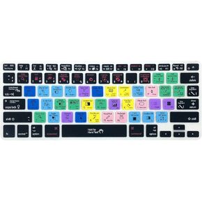 US Layout Adobe Illustrator AI Shortcuts Hot Keys Silicone Keyboard Cover Keyboard Skin Protection for MacBook Air Pro 13" 15"/Retina 13 15 Before 2016