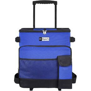 Rolling Cooler with Wheels and Handle Portable Collapsible Soft Cooler Bag for Beach Camping Travel
