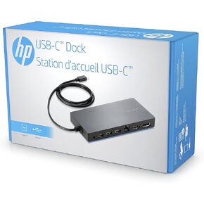 HP Y0K80AA#ABA Dock for USB-A/C Laptops (USB-A/C to HDMI, DisplayPort, USB-C, USB-A and Ethernet)