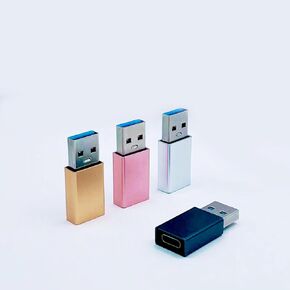 USB C OTG Adapter, Type C Female to A Male Charger Converter, Compatible with iPhone 15 14 13 12 Pro Max Plus, Airpods, Apple CarPlay, Samsung Galaxy Note,Google Pixel etc. [4Pack]