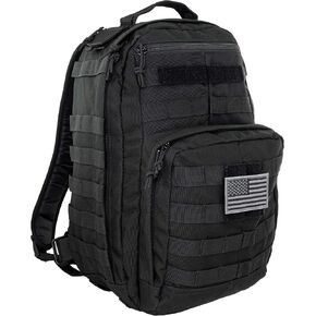 LINE2design First Aid Trauma Military Sport Backpack - Tactical Molle Bag -Black