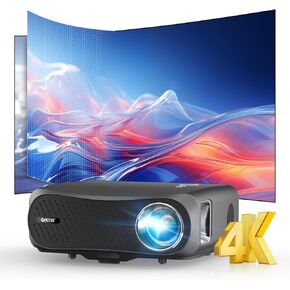 Native 1080P Projector with 5G WiFi Bluetooth 5.0,Full HD Android 9.0 Video Projector 12500LM High Brightness,Smart 4K Home Cinema Outdoor Movie Projector for Fire Stick PS5 DVD PC,Netflix,Youtube