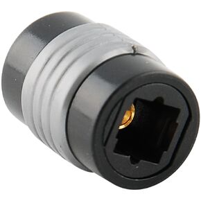 JacobsParts TosLink Optical Coupler Digital Audio Fiber Optic Female Extension Adapter, 2-Pack