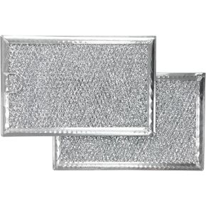 Microwave Grease Filter 7.64" x 5.12" Replacement for GE WB06X10359 WB06X10654, LG Kenmore Microwave Hood Vent Filter and More (2 Pack)