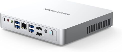 MINISFORUM EliteMini TH80 كمبيوتر صغير Intel Core i7-11800H، ذاكرة وصول عشوائي 32 جيجابايت، SSD PCIe 512 جيجابايت، Wi-Fi 6E/Bluetooth 5.2، USB-C، HDMI، DisplayPort، RJ45 2.5G، فتحة PCIe 4.0، 5X منفذ USB، DC 19V (متجدد) ) in Saudi Arabia