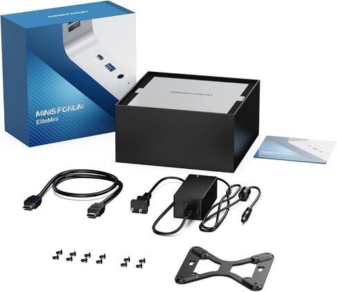 MINISFORUM EliteMini TH80 كمبيوتر صغير Intel Core i7-11800H، ذاكرة وصول عشوائي 32 جيجابايت، SSD PCIe 512 جيجابايت، Wi-Fi 6E/Bluetooth 5.2، USB-C، HDMI، DisplayPort، RJ45 2.5G، فتحة PCIe 4.0، 5X منفذ USB، DC 19V (متجدد) ) in Saudi Arabia