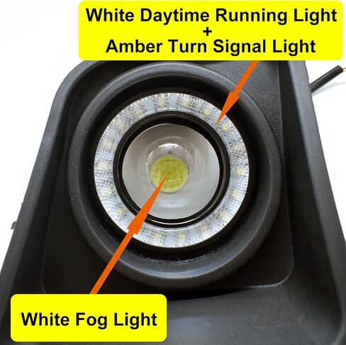سيارة LED مصباح الضباب أضواء النهار الجري DRL ل 2014-2021 تويوتا تندرا بدوره إشارة القيادة ضوء Daylihgts كشافات in Kuwait