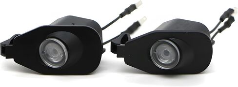 2 قطعة مرآة الرؤية الجانبية شعار البركة مصباح الجمعية متوافق مع موستانج 2013-2020 LED عالية الوضوح ولا يتلاشى أبدًا استبدال ضوء الترحيب in Kuwait