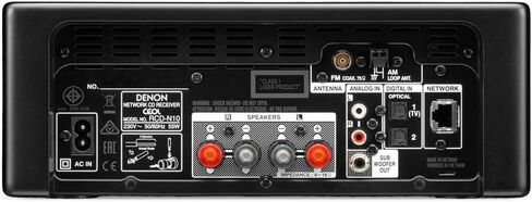 دينون جهاز استقبال ومشغل سي دي N10 هاي فاي الكل في واحد مثالي للغرف الصغيرة والمنازل وبث الموسيقى اللاسلكي ومتوافق مع امازون اليكسا وبلوتوث واير بلاي 2 وواي فاي من ار سي دي، اسود in Kuwait